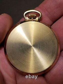 Hamilton 921 10s 21j 5 Adj. Pocket Watch in Orig. Solid 14K Gold Case