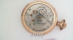 Hamilton 924 18s 17j Marked Grade Pocket Watch Movement and Case not working