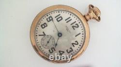 Hamilton 924 18s 17j Marked Grade Pocket Watch Movement and Case not working