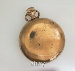 Hamilton 924 18s 17j Marked Grade Pocket Watch Movement and Case not working