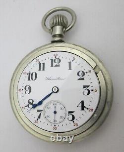 Hamilton 924 18s Lever Set Pocket Watch C. 1916 Serviced Ready to Use