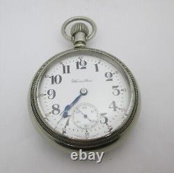 Hamilton 924 18s Lever Set Pocket Watch C. 1916 Serviced Ready to Use