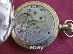 Hamilton 925 17-jewel 18-size Pocket Watch, Yellow Gold Filled Case