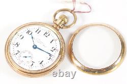 Hamilton 926 Model 1 Pocket Watch 18s Dial E Gerson Los Angeles CA Gold Filled