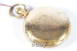 Hamilton 926 Model 1 Pocket Watch 18s Dial E Gerson Los Angeles CA Gold Filled