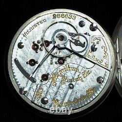 Hamilton 940 18S 21J Sterling Silver Pocket Watch, Runs & Great Shape