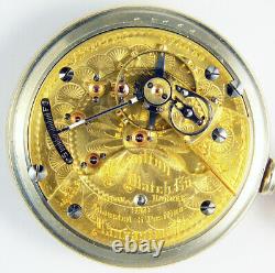 Hamilton 940 Special Rare Gilt Damaskeen 21 Jewel 18s Railroad Pocket Watch
