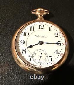 Hamilton 940 size 18, 21 jewels, gold filled Pocket watch