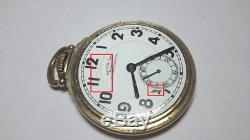 Hamilton 950 B RR # (S4561) 16 size 23 jewel pocket watch. 10k gf case original