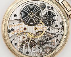 Hamilton 950B 16s 23j Pocket Watch in 10k Gold Filled Hamilton Case! Running