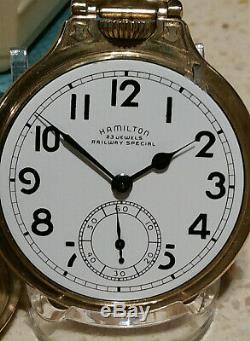 Hamilton 950B 23 jewel pocket watch with associated boxes