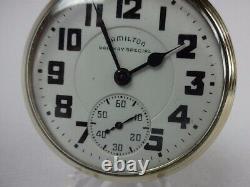 Hamilton 950B. 23J. Railway Special Pocket-Watch Thick Arabic Numerals Minty