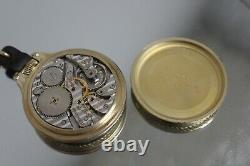 Hamilton 950B Model 6 16s 23 Jewel 14k Solid Gold Case Pocket Watch Runs