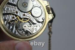 Hamilton 950B Model 6 16s 23 Jewel 14k Solid Gold Case Pocket Watch Runs