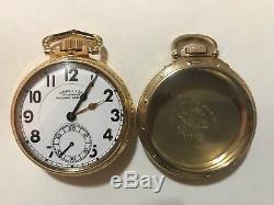 Hamilton 950B Railway Special Pocket Watch Salesman&Original Case RR Time 6 Pos