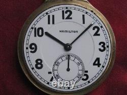 Hamilton 950E Elinvar 23j 16s Railroad Pocket Watch