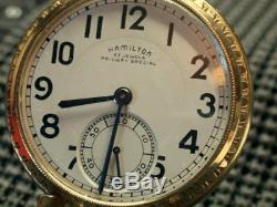 Hamilton 950b23 Jewels, Railroad Watch, Adj. 6 Positions, Bridge Plate Movement, Re