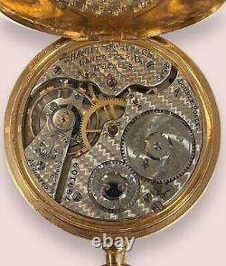 Hamilton 954 Grade 17 Jewels Pocket-Watch With Case And Papers