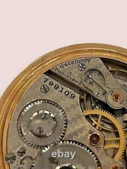 Hamilton 954 Grade 17 Jewels Pocket-Watch With Case And Papers