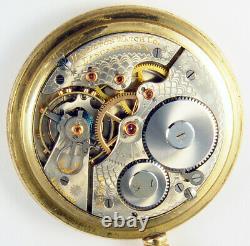 Hamilton 966 17 Jewel 16 Size Rare Pocket Watch