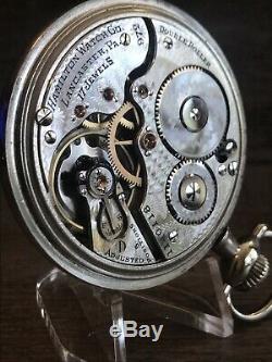 Hamilton 972 Pocket Watch, 17J, 16S, Serviced