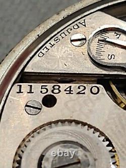 Hamilton 974 17 Jewel 16 Size Pocket Watch