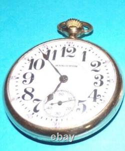 Hamilton 992 16s 21 jewel Gold Pocket Watch Antique 1926