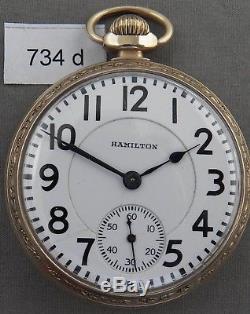 Hamilton 992, 21 Jewel, Railroad Grade Pocket Watch, Ca 1921