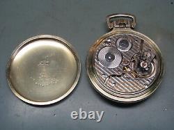 Hamilton 992 21-jewel 16-size Railroad Pocket Watch, 14K Green Gold Filled Case