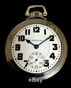 Hamilton 992 21J 16s Railroad Pocket watch Extra Fine Condition