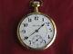 Hamilton 992 21j 16s Railroad Pocket Watch, Yellow Gold Filled Swing Out Case