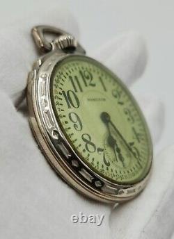 Hamilton 992 Movement Railroad Grade 14 K Gold Filled Pocket Watch