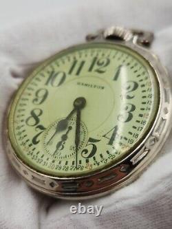 Hamilton 992 Movement Railroad Grade 14 K Gold Filled Pocket Watch