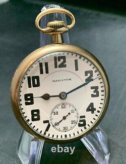 Hamilton 992 Pocket Watch Model 2 1927 21J 16S #2467950 GF B&B Royal Case