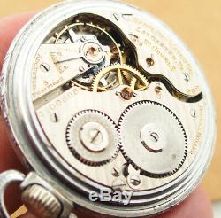 Hamilton 992 Pocket Watch Montgomery Dial Two Tone Case 1914 Double Sunk Dial