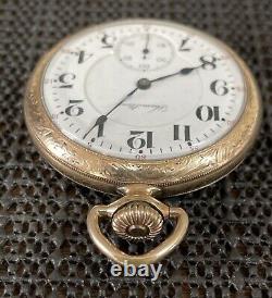 Hamilton 992 Pocket Watch Railroad Grade Sz 16 21J 10kgf Case 1912 Runs