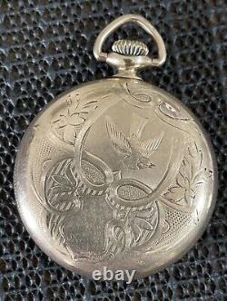 Hamilton 992 Pocket Watch Railroad Grade Sz 16 21J 10kgf Case 1912 Runs