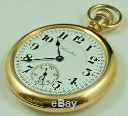 Hamilton 992 Pocket Watch, Swing Out 20 Yr Case, 21j 16s Nice Condition, Running