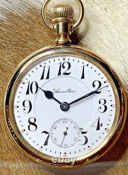 Hamilton 992 Railroad Grade 21j Pocket Watch Keeps Excellent Time Just Serviced