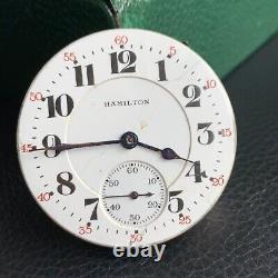Hamilton 992 Railroad Grade Pocket Watch Movement 16S 21J Runs Keeps Time