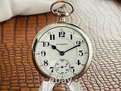 Hamilton 992 Railroad Pocket Watch 16s, 21j Housed in a 2-tone case SERVICED