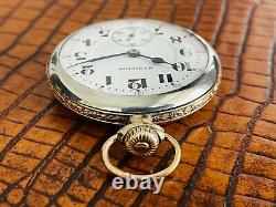Hamilton 992 Railroad Pocket Watch 16s, 21j Housed in a 2-tone case SERVICED