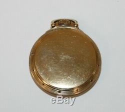 Hamilton 992B 10k Gold Filled 21 Jewel Railway Special Pocket Watch