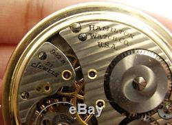 Hamilton 992B 21 Jewel RR Railroad Size 16 Antique/VTG Pocket Watch