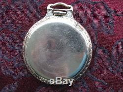 Hamilton 992B 21-jewel 16-size YGF Railroad Pocket Watch, Montgomery Dial