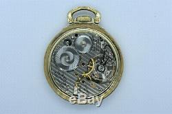 Hamilton 992B RR Pocket Watch, Factory Gold Filled Case, Runs, Very Fine Cond