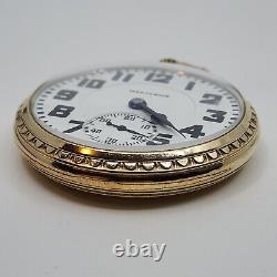 Hamilton 992B Railroad Grade Pocket Watch 16S 21 Jewels 10K GF Minty Serviced