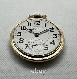 Hamilton 992B Railway Special 21J Pocket Watch 10K RGP BOC Runs Well