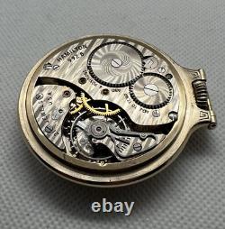 Hamilton 992B Railway Special 21J Pocket Watch 10K RGP BOC Runs Well