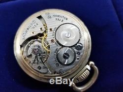 Hamilton 992B Railway Special 21j 10k Gold Filled Pocket Watch Works